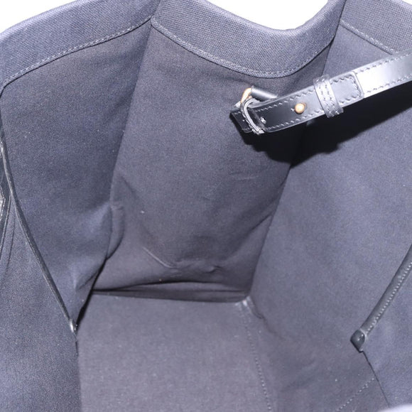 BALENCIAGA Hand Bag Canvas 2way Black Gold 671403 Auth 186106M
