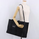 BALENCIAGA Hand Bag Canvas 2way Black Gold 671403 Auth 186106M-25