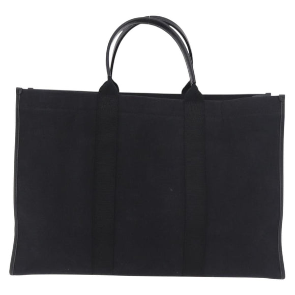 BALENCIAGA Hand Bag Canvas 2way Black Gold 671403 Auth 186106M