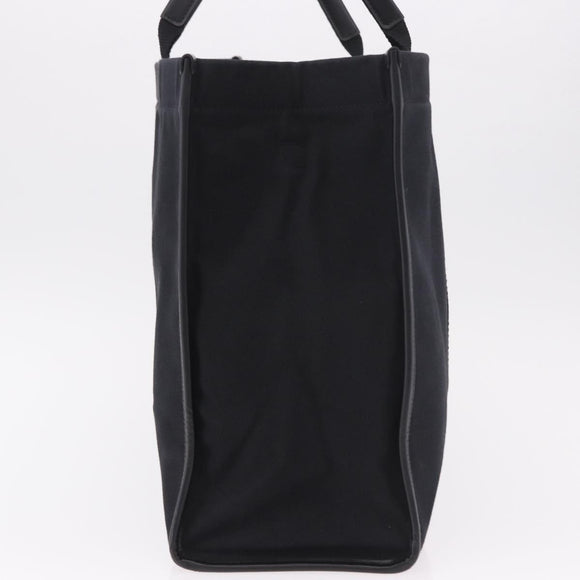 BALENCIAGA Hand Bag Canvas 2way Black Gold 671403 Auth 186106M