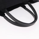 BALENCIAGA Hand Bag Canvas 2way Black Gold 671403 Auth 186106M-8