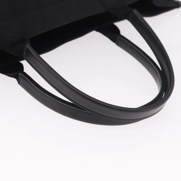 BALENCIAGA Hand Bag Canvas 2way Black Gold 671403 Auth 186106M