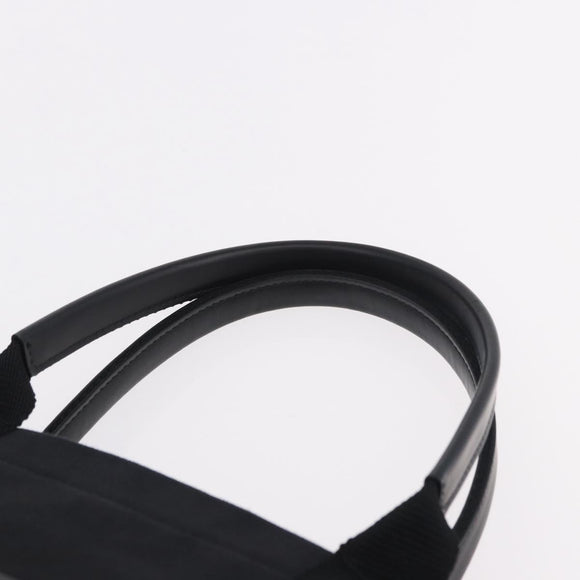 BALENCIAGA Hand Bag Canvas 2way Black Gold 671403 Auth 186106M