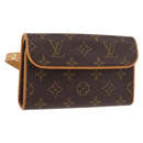 LOUIS VUITTON Monogram Pochette Florentine Waist bag M51855 LV Auth 186107V-1
