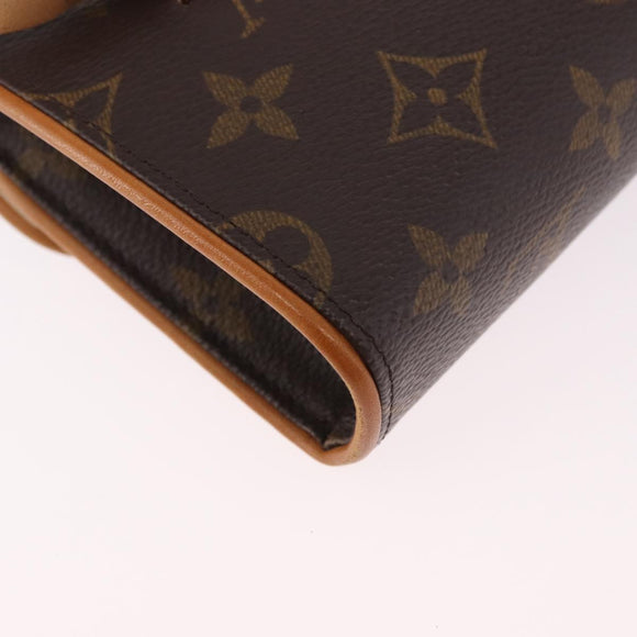 LOUIS VUITTON Monogram Pochette Florentine Waist bag M51855 LV Auth 186107V