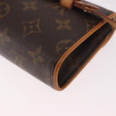 LOUIS VUITTON Monogram Pochette Florentine Waist bag M51855 LV Auth 186107V-17