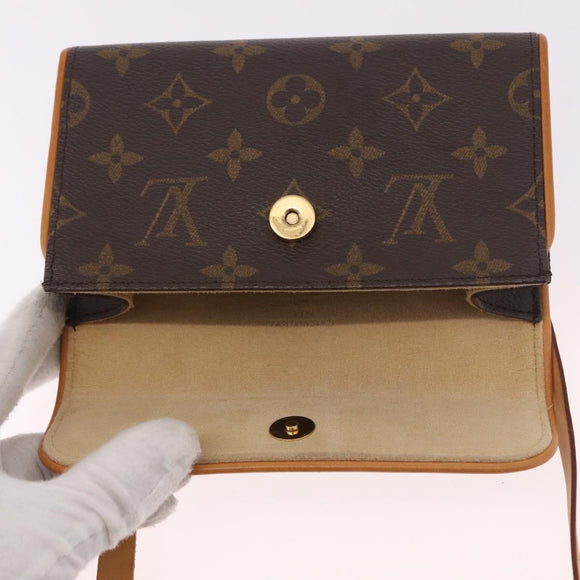 LOUIS VUITTON Monogram Pochette Florentine Waist bag M51855 LV Auth 186107V