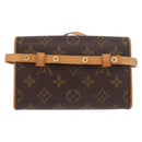 LOUIS VUITTON Monogram Pochette Florentine Waist bag M51855 LV Auth 186107V-2