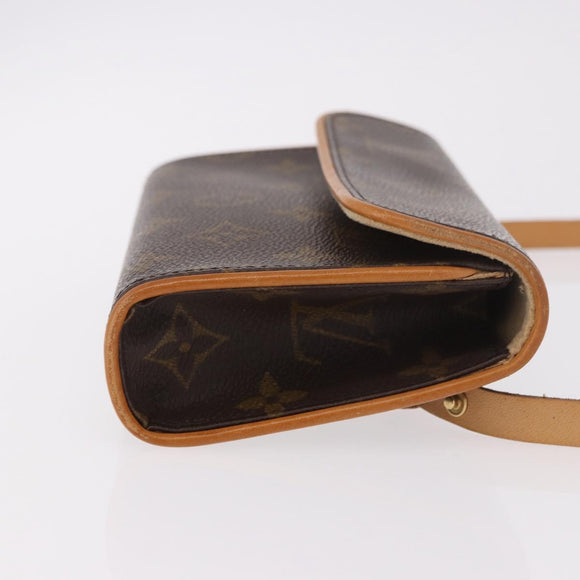 LOUIS VUITTON Monogram Pochette Florentine Waist bag M51855 LV Auth 186107V