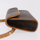 LOUIS VUITTON Monogram Pochette Florentine Waist bag M51855 LV Auth 186107V-4