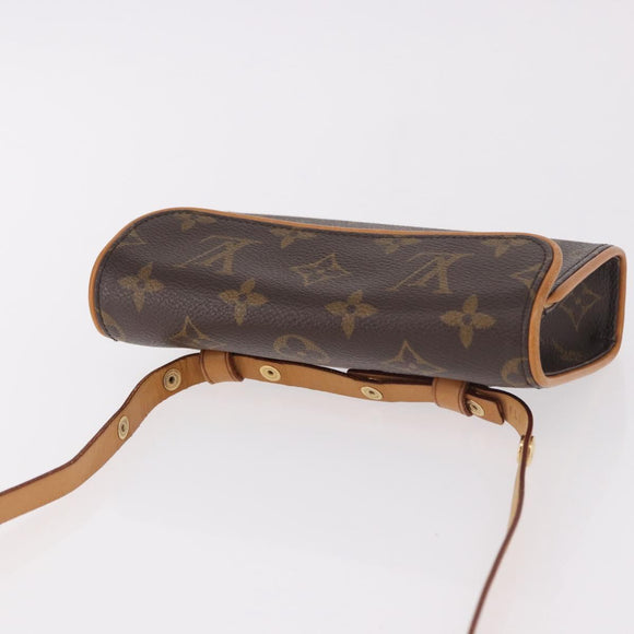 LOUIS VUITTON Monogram Pochette Florentine Waist bag M51855 LV Auth 186107V