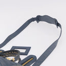 BALENCIAGA Giant Mini City Hand Bag Leather 2way Blue Gold 309544 Auth 186109A-11