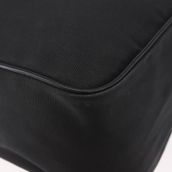 FENDI Shoulder Bag Canvas Black Gold Auth 186111