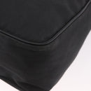 FENDI Shoulder Bag Canvas Black Gold Auth 186111-14