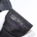 FENDI Shoulder Bag Canvas Black Gold Auth 186111-23