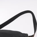 FENDI Shoulder Bag Canvas Black Gold Auth 186111-9
