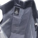 BALENCIAGA Hand Bag Leather 2way Black Silver 597860 Auth 186114A-19