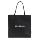 BALENCIAGA Hand Bag Leather 2way Black Silver 597860 Auth 186114A-13