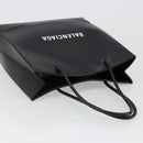BALENCIAGA Hand Bag Leather 2way Black Silver 597860 Auth 186114A-7