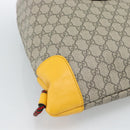 GUCCI GG Supreme Backpack PVC 2way Beige 473872 Auth 186117M-15