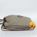 GUCCI GG Supreme Backpack PVC 2way Beige 473872 Auth 186117M-3