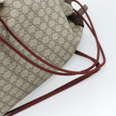 GUCCI GG Supreme Backpack PVC 2way Beige 473872 Auth 186117M-9