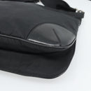 PRADA Shoulder Bag Nylon Black Silver Auth 186118-9
