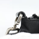 PRADA Shoulder Bag Nylon Black Silver Auth 186118-10