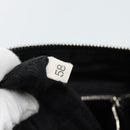 PRADA Shoulder Bag Nylon Black Silver Auth 186118-12