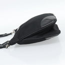 PRADA Shoulder Bag Nylon Black Silver Auth 186118-3