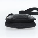 PRADA Shoulder Bag Nylon Black Silver Auth 186118-5