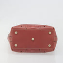 GUCCI GG Canvas Guccissima Tote Bag Leer Roze Goud 145994 Auth 186120A-5