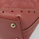 GUCCI GG Canvas Guccissima Tote Bag Leer Roze Goud 145994 Auth 186120A-16