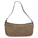 CELINE C Macadam Canvas Accessory Pouch Gray Silver Auth 186124A-2