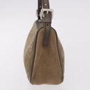 CELINE C Macadam Canvas Accessory Pouch Gray Silver Auth 186124A-3