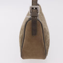 CELINE C Macadam Canvas Accessory Pouch Gray Silver Auth 186124A-4