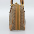 GUCCI Micro GG Supreme Hand Bag PVC Beige Gold 000 39 0030 Auth 186126-4