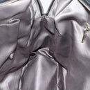 CHANEL 2.55 Chain Shoulder Bag Lamb Skin Black Silver CC Auth 186127V-20