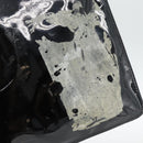 CHANEL Hand Bag Patent leather Black Silver CC Auth 186129-12