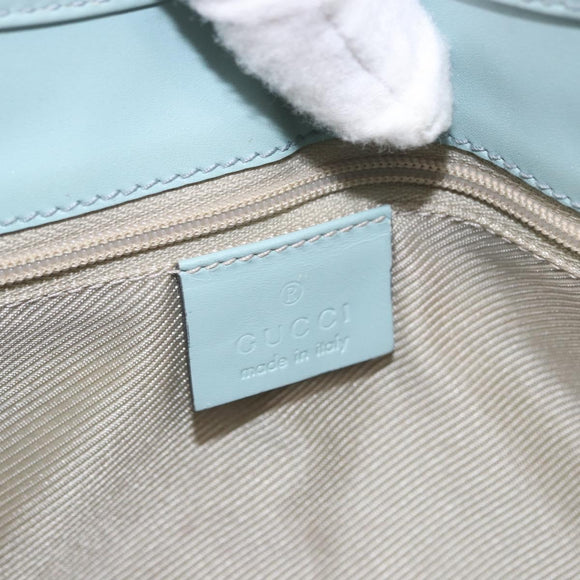 GUCCI Micro Guccissima Jackie Bag Gold Light Blue 002 1068 2404 Auth 186130V