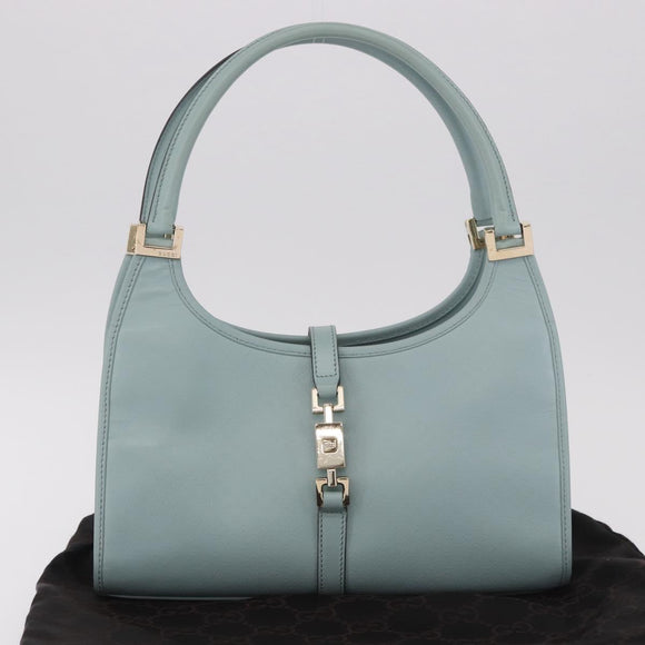 GUCCI Micro Guccissima Jackie Bag Gold Light Blue 002 1068 2404 Auth 186130V