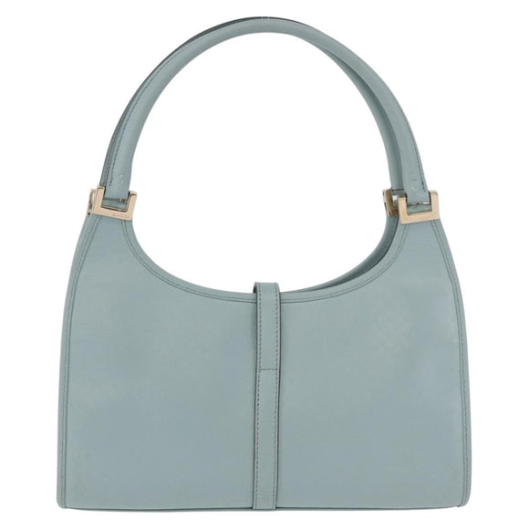 GUCCI Micro Guccissima Jackie Bag Gold Light Blue 002 1068 2404 Auth 186130V
