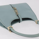 GUCCI Micro Guccissima Jackie Bag Gold Light Blue 002 1068 2404 Auth 186130V-6