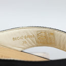 CHANEL COCO Mark Beach Sandals Wood Beige CC Auth 186134M-11
