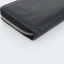 GUCCI Long Wallet Leather Black Silver 575988 Auth 186135M-11
