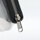 GUCCI Long Wallet Leather Black Silver 575988 Auth 186135M-12
