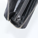 GUCCI Long Wallet Leather Black Silver 575988 Auth 186135M-18