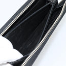 GUCCI Long Wallet Leather Black Silver 575988 Auth 186135M-19