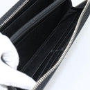 GUCCI Long Wallet Leather Black Silver 575988 Auth 186135M-20