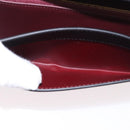 CARTIER Long Wallet Leather Black Gold Auth 186137V-22